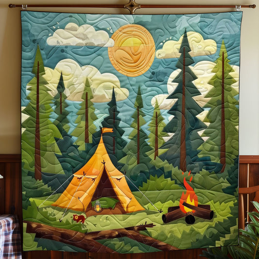 Camping In The Forest WO2708037CL Quilt