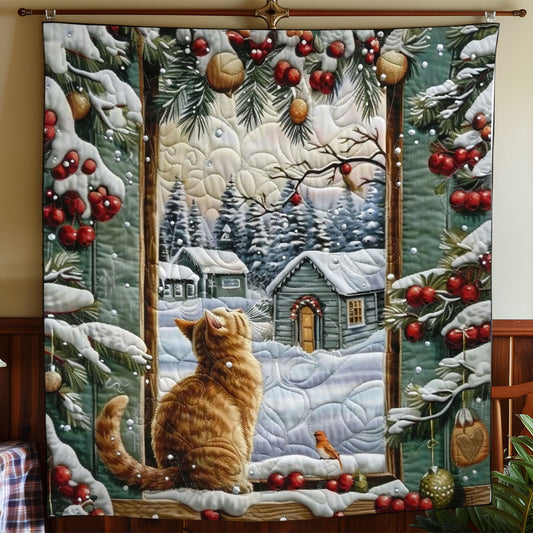 Cat By The Window WO2908057CL Quilt