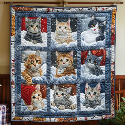 Cats And Snowing WO2408040CL Quilt