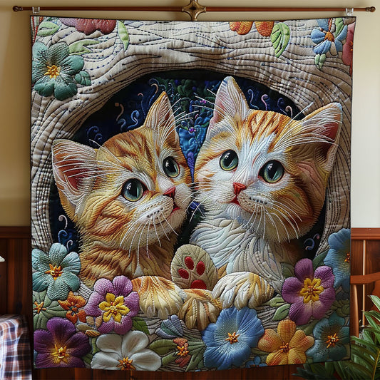 Cats Couple WO2408006CL Quilt