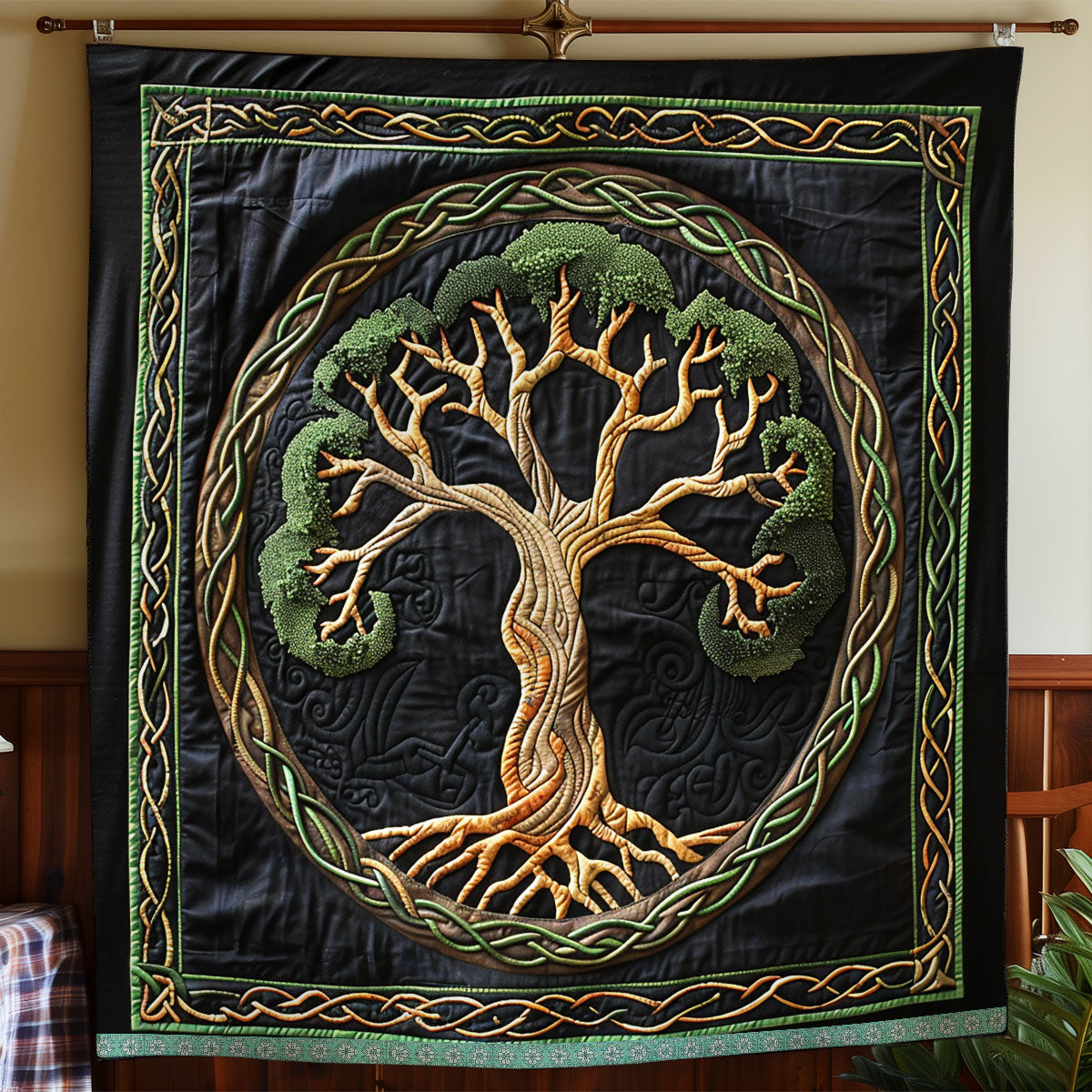 Celtic Spirit Tree XR0409019CL Quilt