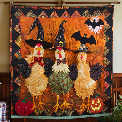 Chicken Witches XR2908008CL Quilt