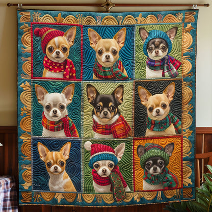 Chihuahua And The Winter WO2708018CL Quilt