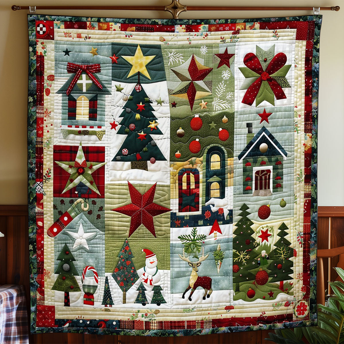 Christmas Joy WO2808040CL Quilt