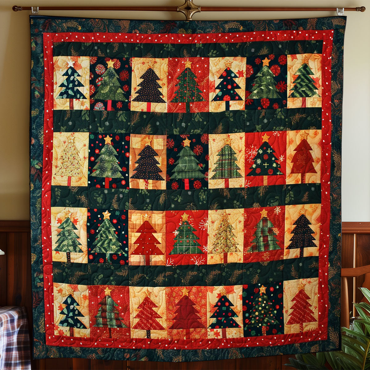 Christmas Tree WO2208037CL Quilt