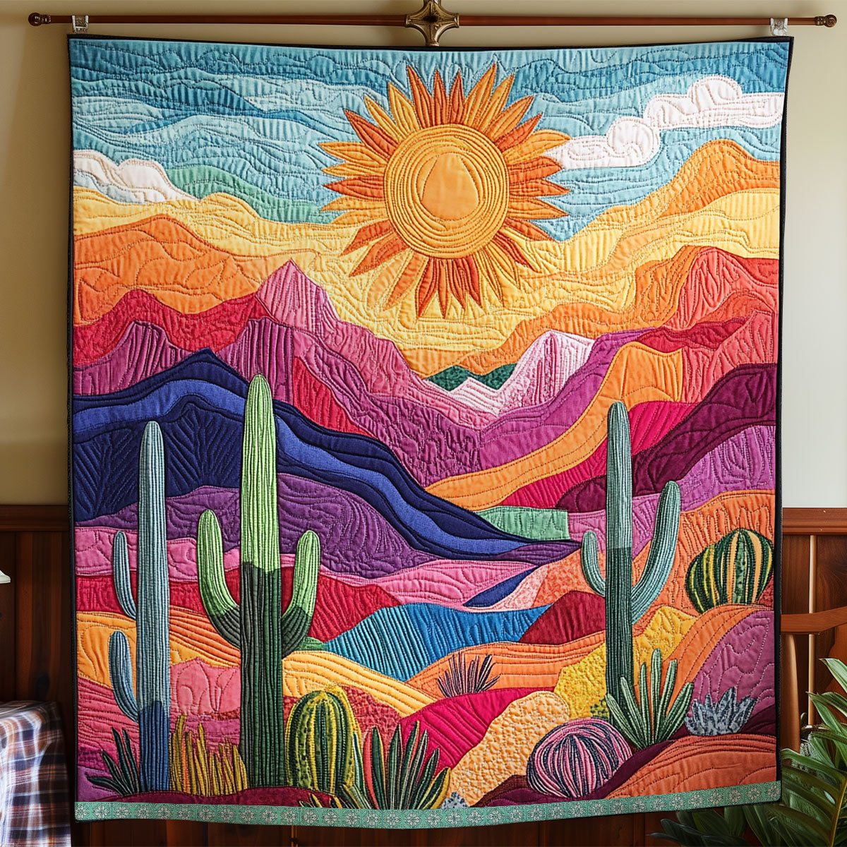 Colorful Desert XR1009031CL Quilt