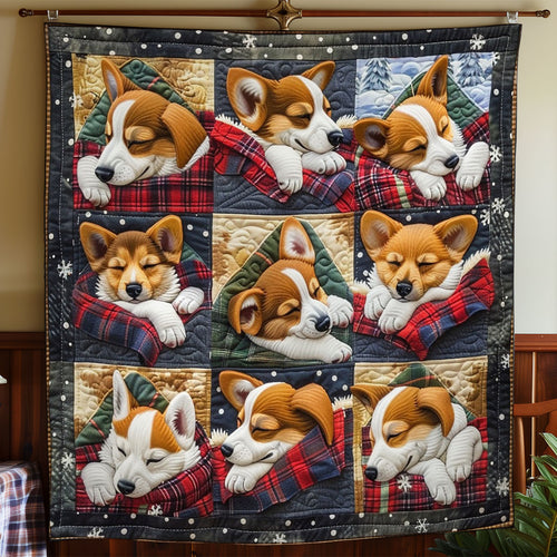 Corgi Dogs Warm WO2808041CL Quilt