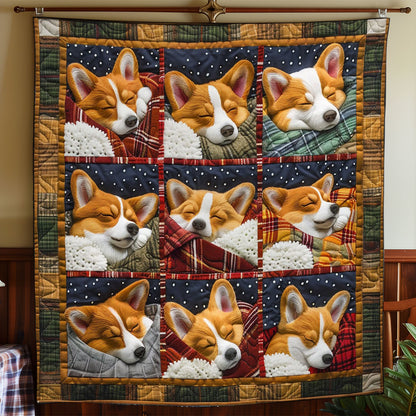 Corgi Dogs Warm WO2808042CL Quilt