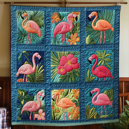 Flamingo Haven XR1409004CL Quilt