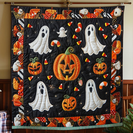 Fright Pumpkins XR1009003CL Quilt