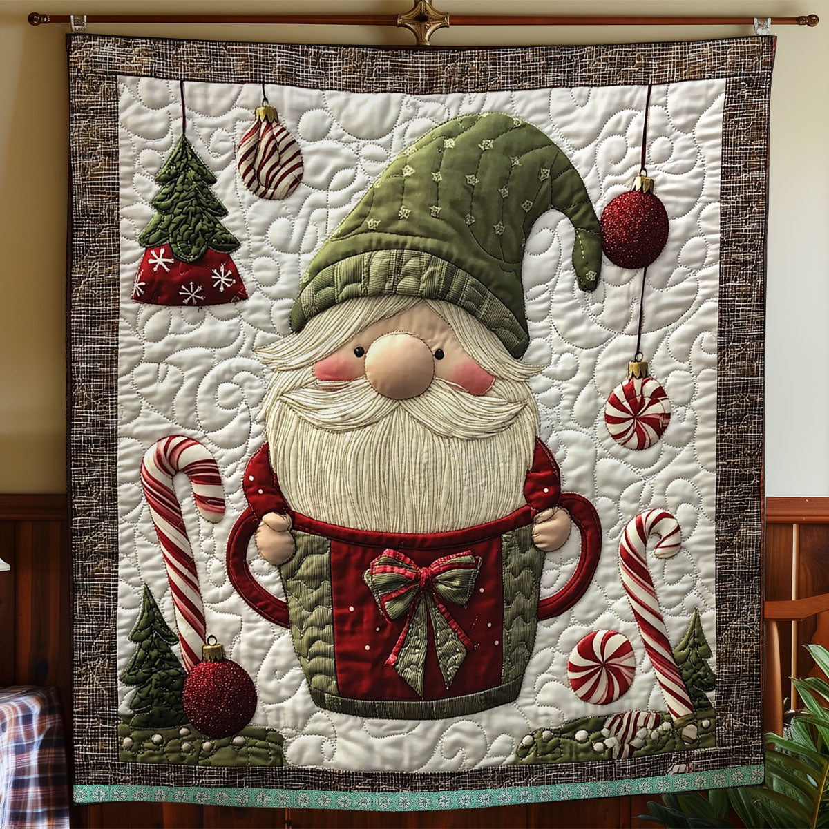 Gnome Coffee Mug Christmas XR1009028CL Quilt
