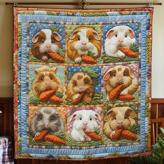 Guinea Pigs And Carrot WO2708029CL Quilt