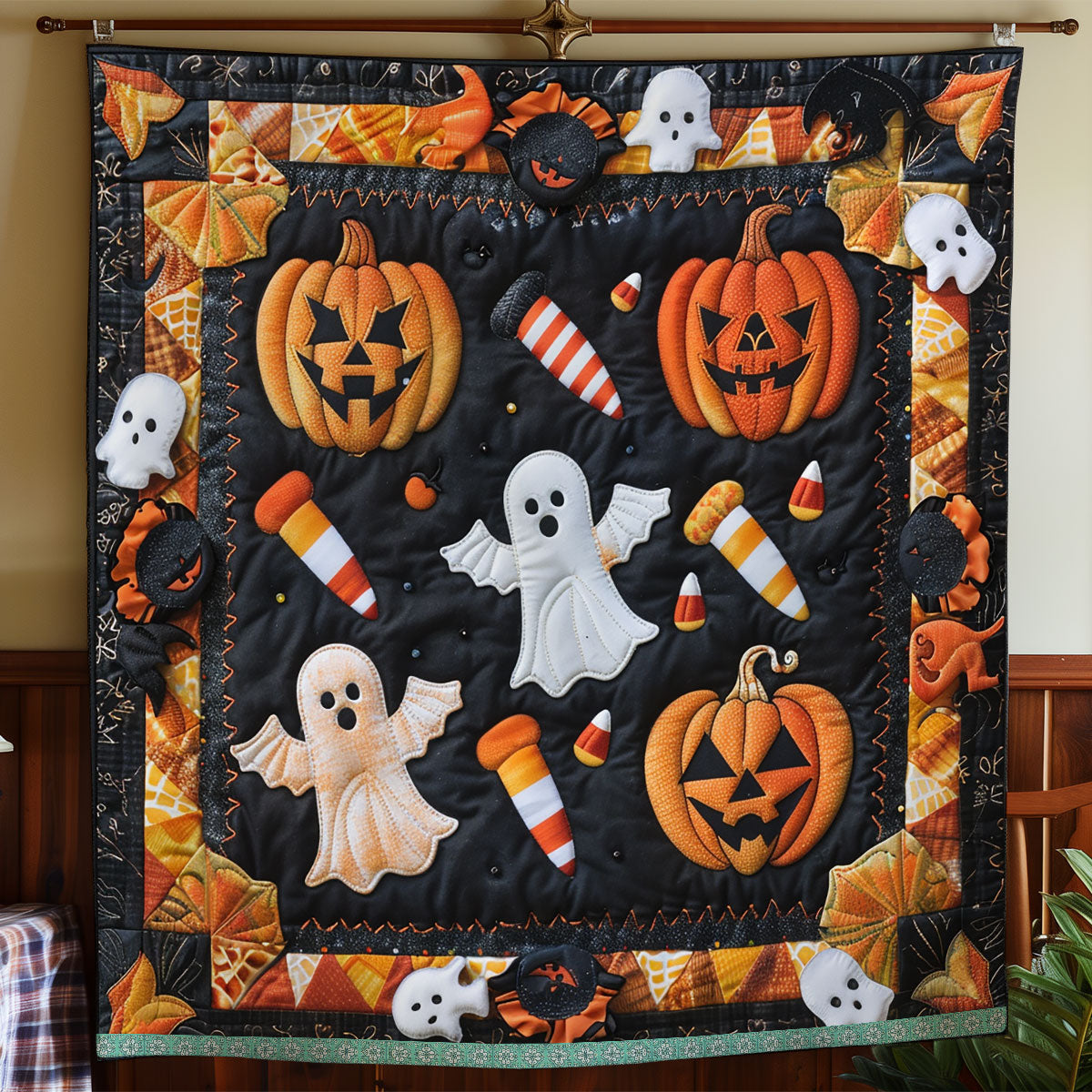Happy Halloween XR1009002CL Quilt