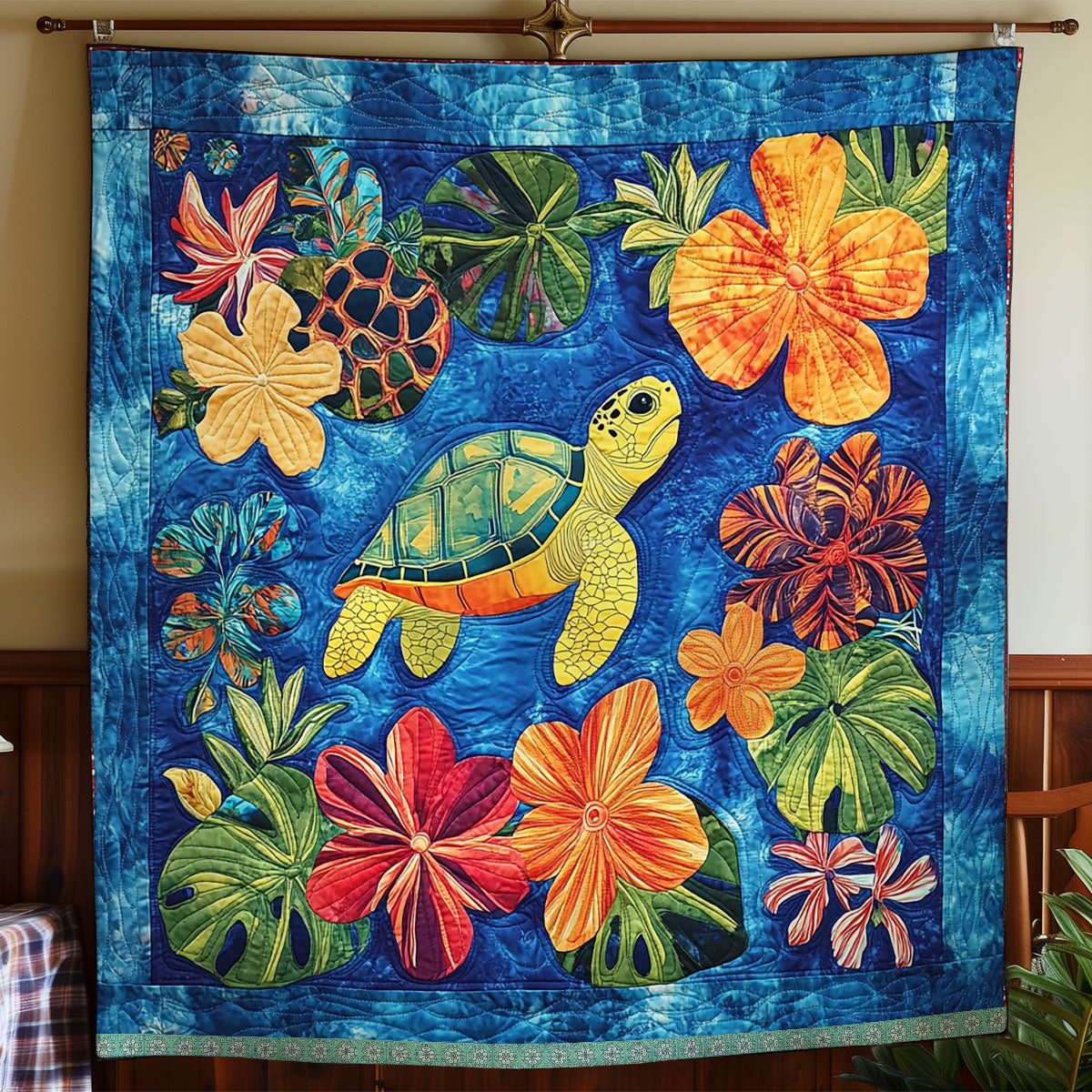 Hawaii Turtle XR1409009CL Quilt