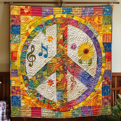 Tripie Hippie Music WP1008029CL Quilt