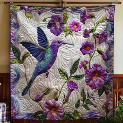 Hummingbird Purple WO2808011CL Quilt