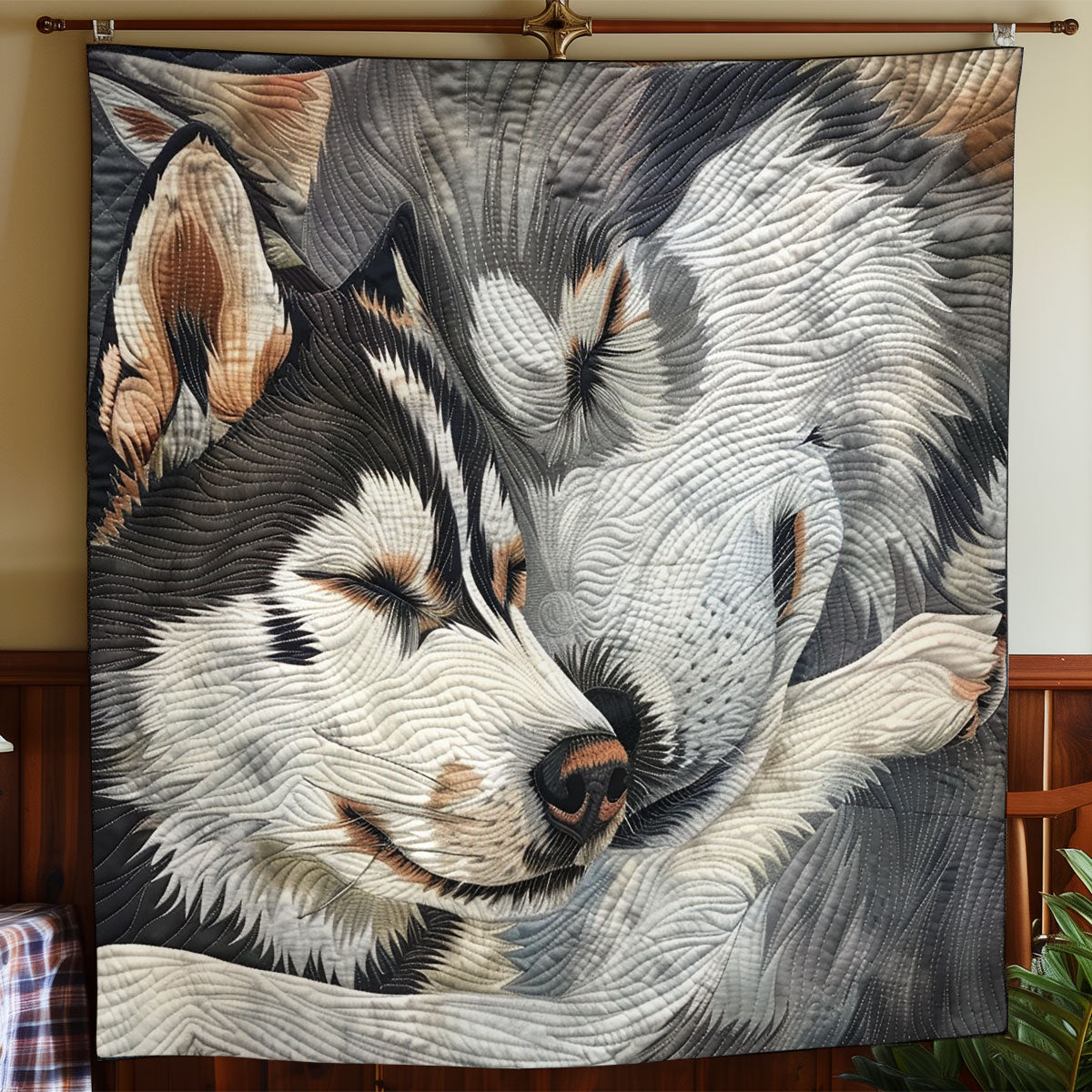Husky Sleeping WO2108021CL Quilt