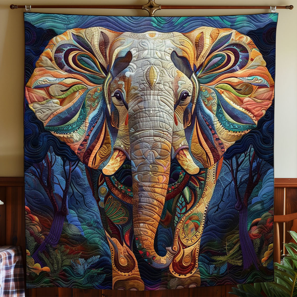 Majestic Elephant WO2808055CL Quilt