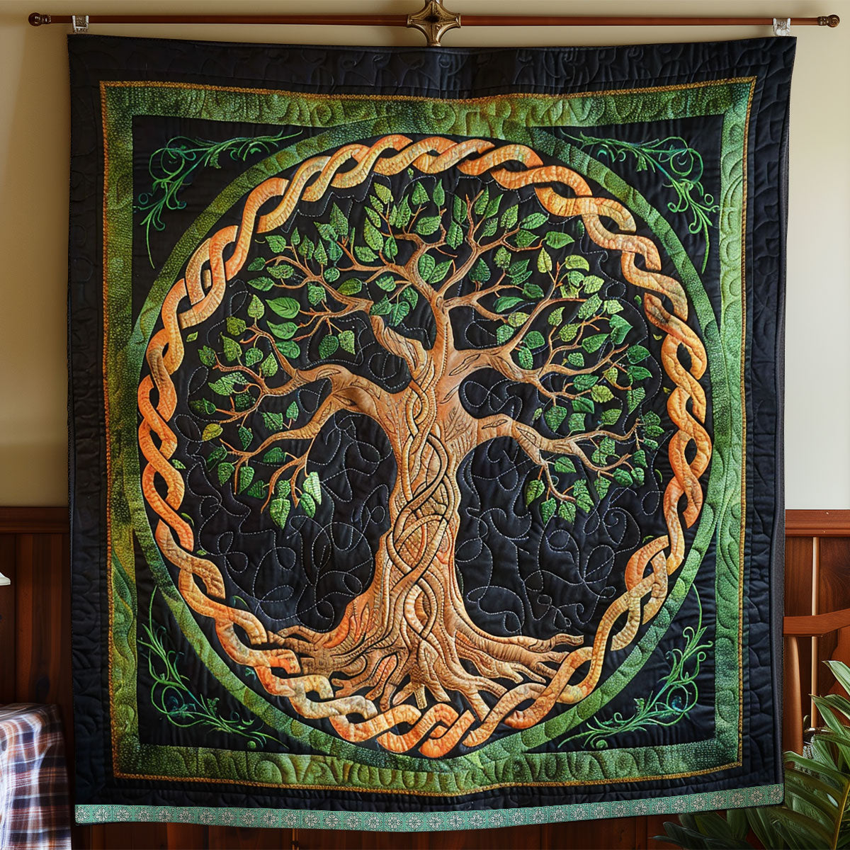 Mystic Tree Of Life XR0409016CL Quilt