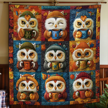 Owls And Autumn WO2808013CL Quilt