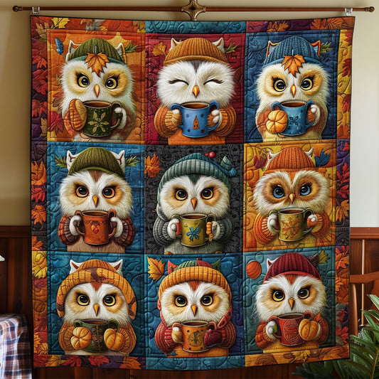 Owls And Autumn WO2808013CL Quilt