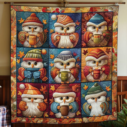 Owls Autumn WO2808014CL Quilt