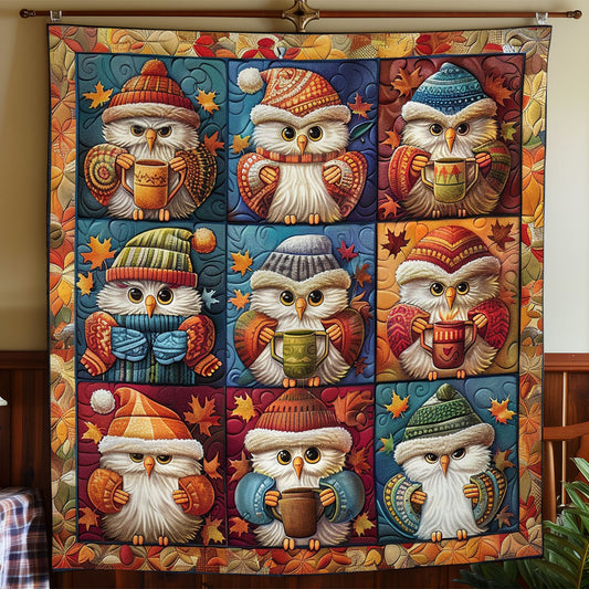 Owls Autumn WO2808014CL Quilt