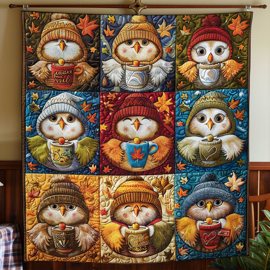 Owls Autumn WO2808015CL Quilt