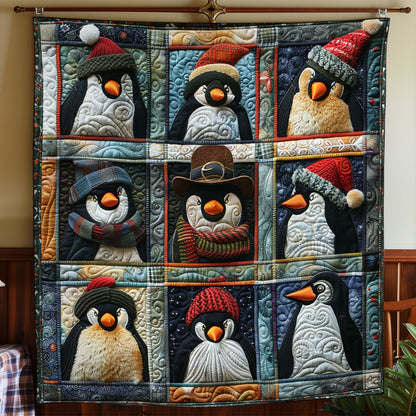 Penguin And The Winter WO2608049CL Quilt