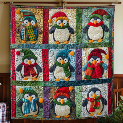Penguin Funny WO2608053CL Quilt
