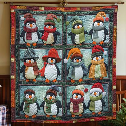 Penguins And The Winter WO2608046CL Quilt