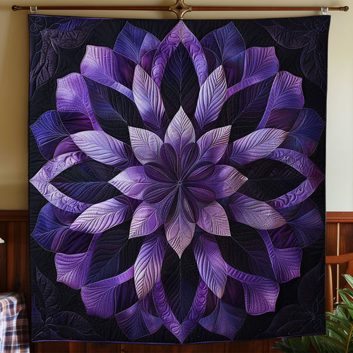 Purple Flower WO2608019CL Quilt