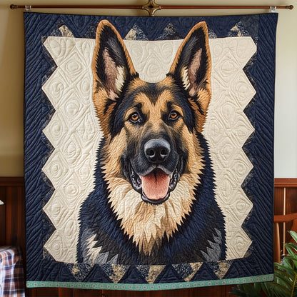 Smiling German Shepherd XR1309007CL Quilt