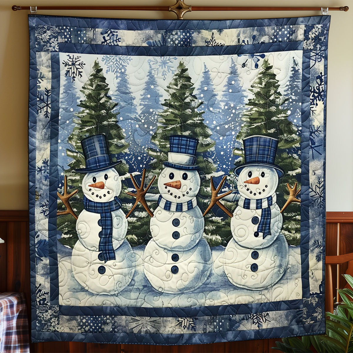 Snowman WO2408037CL Quilt