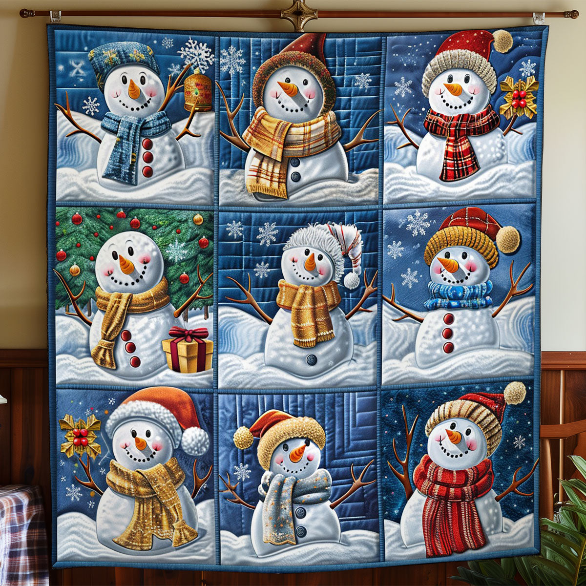 Snowman WO2908035CL Quilt