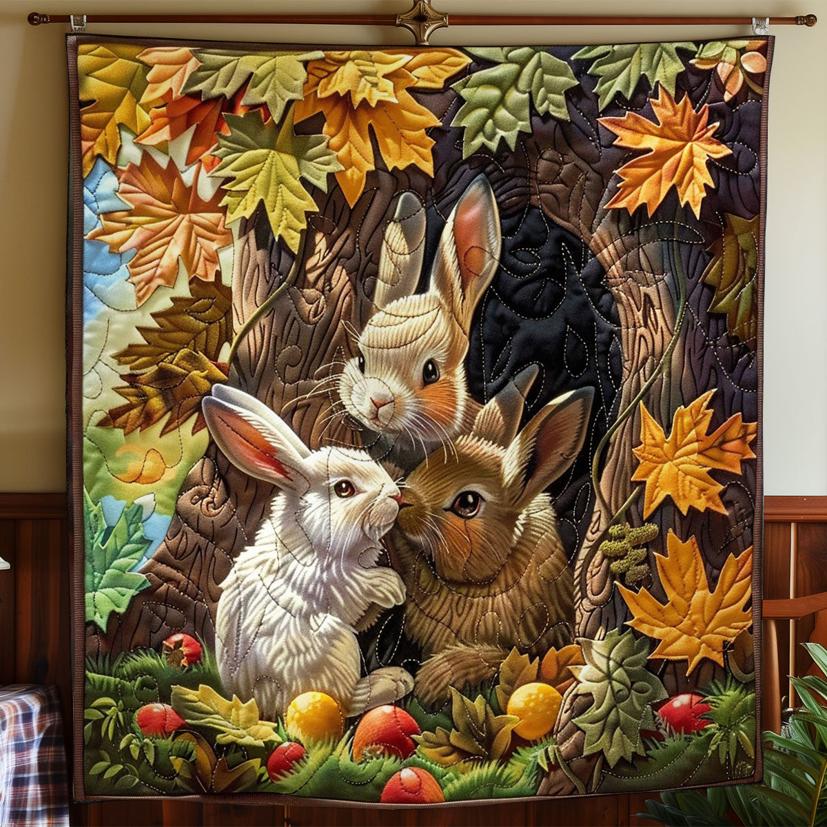 The Bunnies Whispered WO2308016CL Quilt