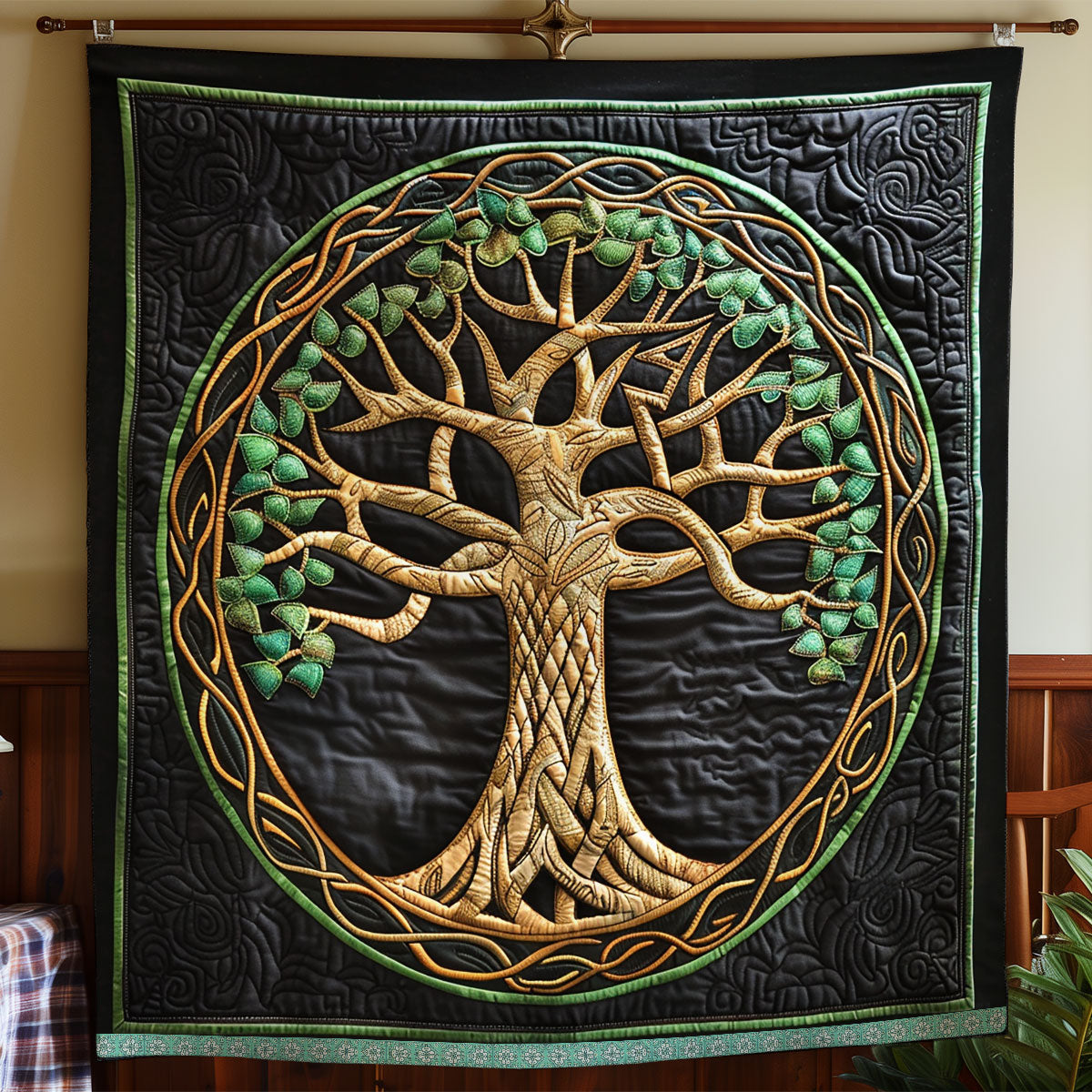 Tree Of Life Elegance XR0409015CL Quilt