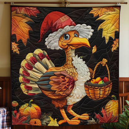 Turkey And Pumpkins WO29080026CL Quilt