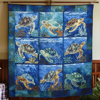 Turtle Ocean WO2308006CL Quilt