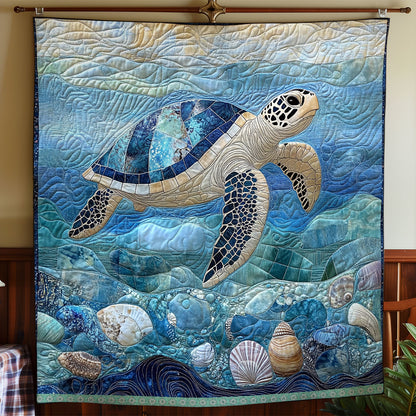 Turtle Tranquility XR1409016CL Quilt