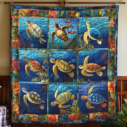 Turtles Sea WO2708031CL Quilt