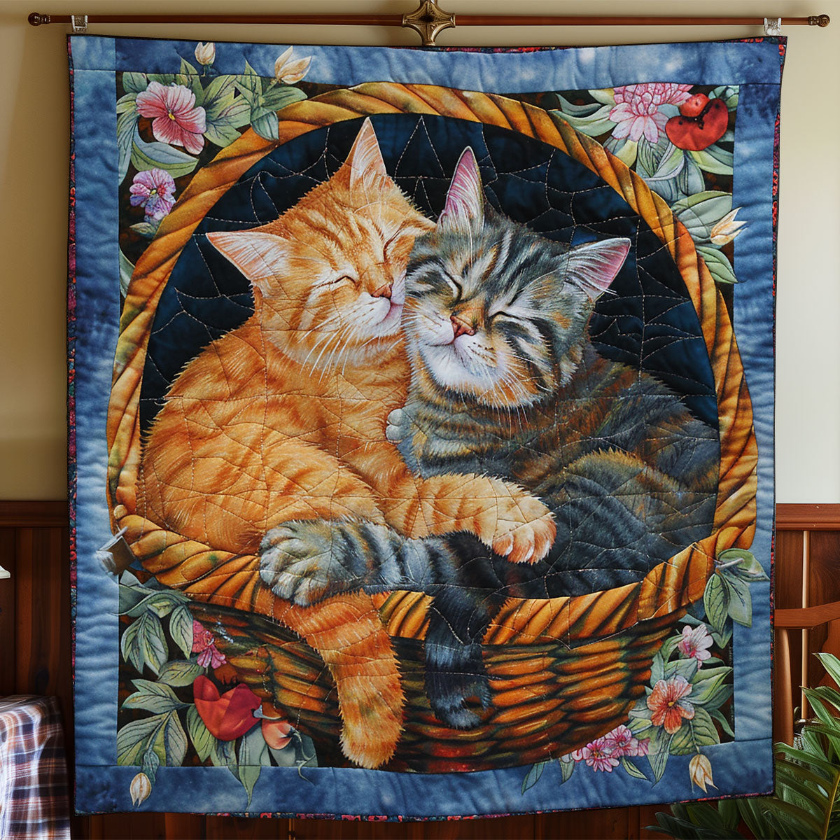 Warm Cat Hug WO1608011CL Quilt