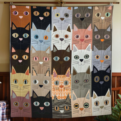 Whimsical Cats WO2908052CL Quilt