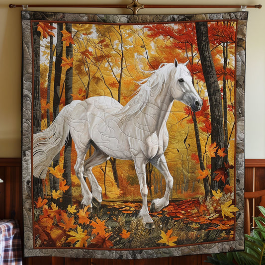 White Horse And Autumn WO2408044CL Quilt