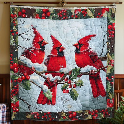 Winter's Cardinal WO2308002CL Quilt