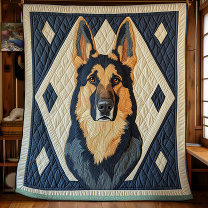 Brave German Shepherd XR1309006CL Quilt
