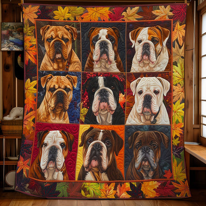Bulldogs Autumn WO2208035CL Quilt