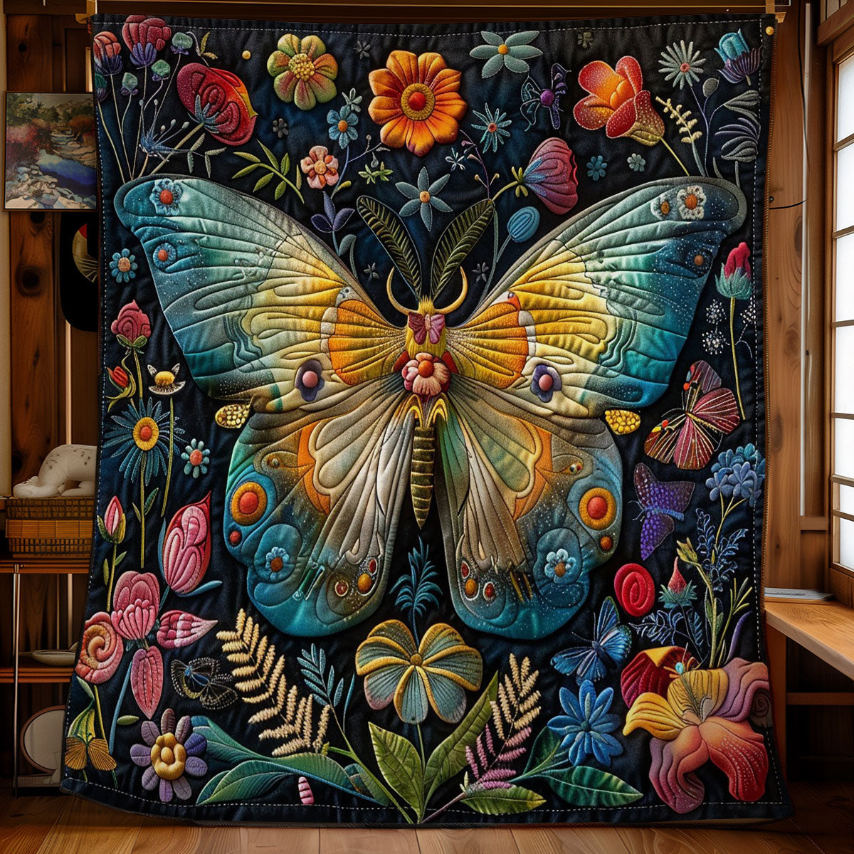 Butterfly At The Night WO2908049CL Quilt