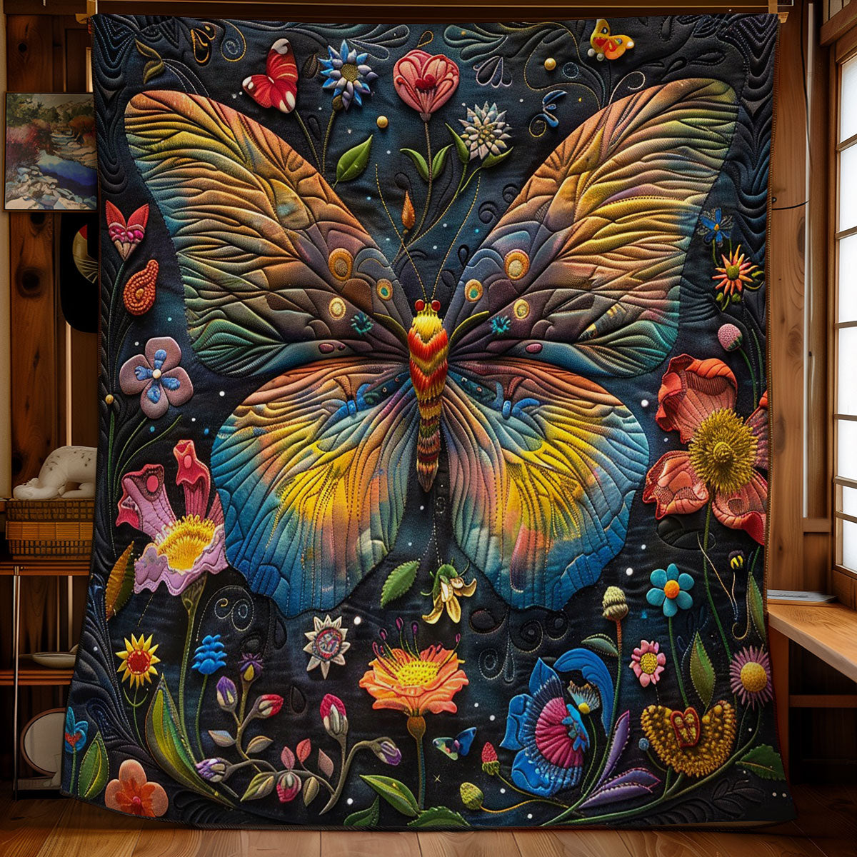 Butterfly At The Night WO2908050CL Quilt