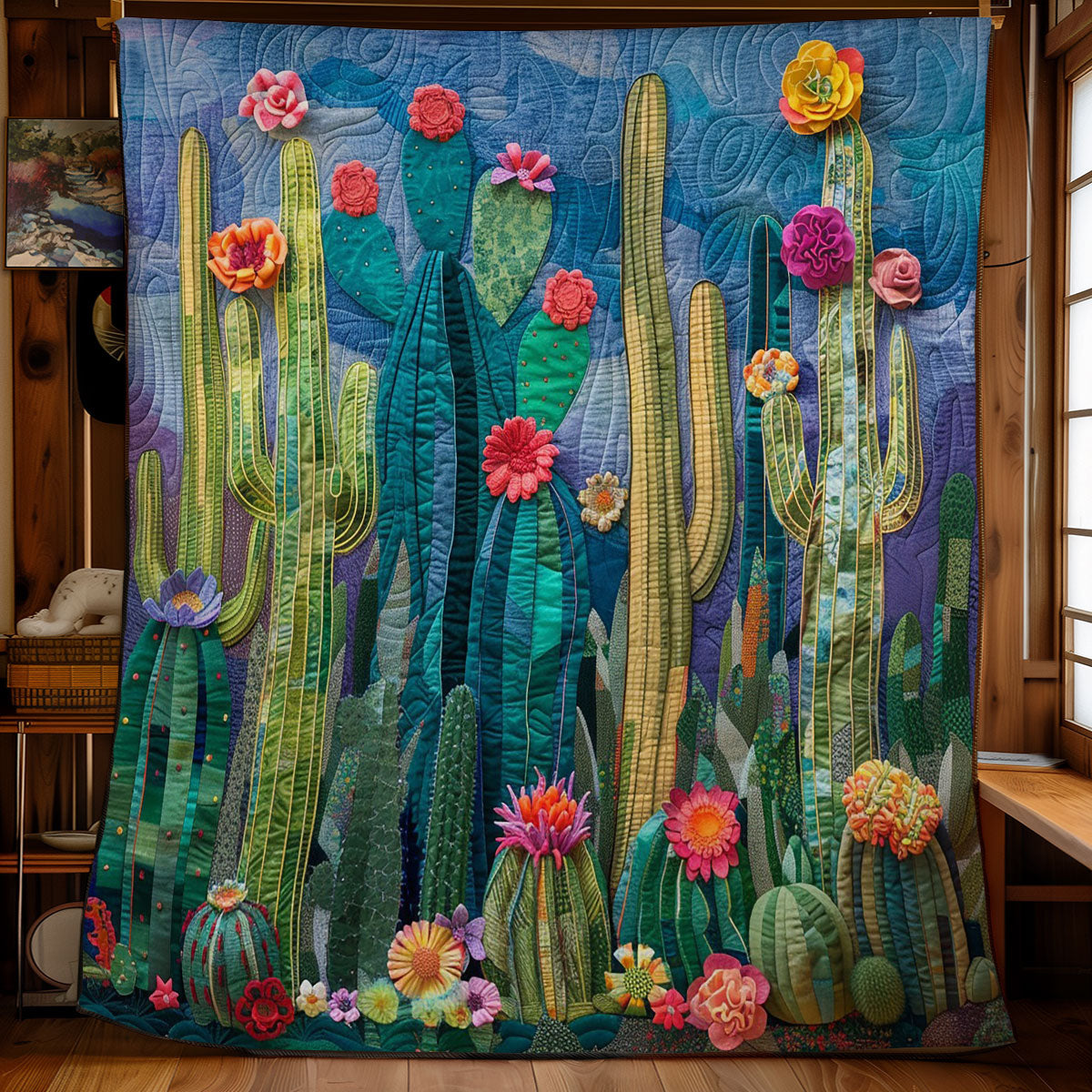 Cactus Farm WM1008076CL Quilt